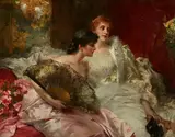 Conrad Kiesel, After the Ball, Oil on canvas