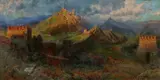 Carl Wuttke, The Great Wall of China, Oil on canvas