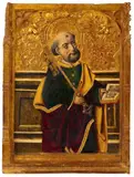 Aragonese Master 15th century, Saint Peter, Oil on panel