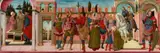 Susanna and the Elders / Susanna before the Judge by called Marco Zoppo Marco Ruggeri, Tempera on panel laid down on canvas, laid down on panel, sold Nov 2020