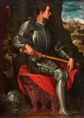 Carlo Portelli, Portrait of Alessandro de' Medici, Duke of Florence, Oil on panel
