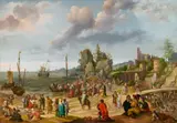 Adam Willaerts, Jesus Preaching by the Sea of Galilee, Oil on panel
