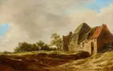 Jan van Goyen, Landscape with a Farmstead and a Traveller