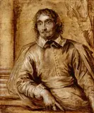 studio of Anthonis van Dyck, Portrait of Abbot Alessandro Scaglia, Oil on panel