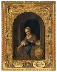Pieter van der Werff, The Trapped Mouse, Oil on panel