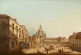 Pietro Bellotti, View of Dresden Market Square Seen from Judenhof
View of Dresden from the Right Bank of the Elb, Oil on canvas. Each