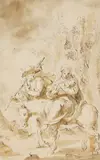 Venetian School 18th century, The Flight into Egypt