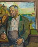 Otto Dix, Bildnis Rechtsanwalt Eberhard Ascher, 1953, Oil on canvas