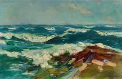 Karl Hagemeister, Wellen, Circa 1910, Oil on canvas
