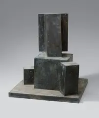 Anton Hiller, Sitzende Figur, 1972, Bronze