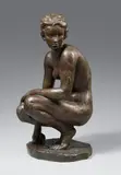 Hockende by Fritz Klimsch, 1926, Bronze, sold Jun 2020