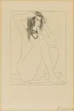 Pablo Picasso, Femme nue se couronnant de fleurs