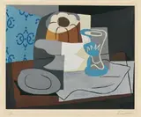 Nature morte à la Charlotte by Pablo Picasso, Circa 1960, Pochoir and collotype on wove paper, laid down on card, sold Jun 2020