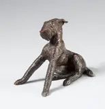 Junger Hund (Junger sitzender Terrier) by Renée Sintenis, 1925, Bronze, sold Jun 2020