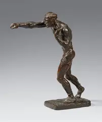 Der Boxer Paul Wallner by Renée Sintenis, 1933, Bronze, sold Jun 2020