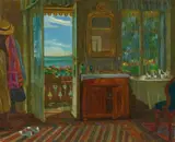 Wilhelm Trübner, Balkonzimmer am Starnberger See