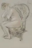 Édouard Vuillard, Nu blond dans un fauteuil crapaud