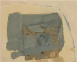 Untitled by Joseph Beuys, 1959, Oil on glassine paper, collaged on torn paper printed on the back. Approx, sold Jun 2020