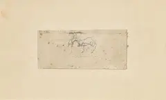 Ziege by Joseph Beuys, 1952, Pencil on laid paper. Approx, sold Jun 2020