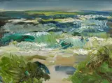 Brandung Sylt by Rainer Fetting, 2008, Oil on canvas, sold Jun 2020