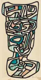 Jean Dubuffet, Le Verre d'eau VI (23 Novembre), 1966, Marker on paper