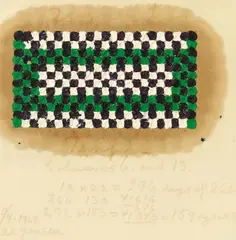 Asymmetria by Alfred Jensen, 1969, Oil and felt tip pen on card, sold Jun 2020
