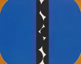Zweiraum by Georg Karl Pfahler, 1964, Acrylic on canvas, sold Jun 2020
