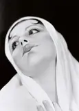 Cindy Sherman, Untitled (Madonna), 1975, Gelatin silver print, printed