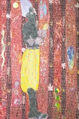 Seydou, The Eagle Man, 2017, Acrylic on canvas