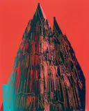 Cologne Cathedral by Andy Warhol, 1985, Farbserigraphie mit Diamantstaub auf leichtem Karton, sold Jun 2020