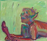 Maria Lassnig, Der Tod ist eine Sphinx