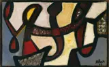 Jean-Michel Atlan, Ohne Titel, 1958, Oil on canvas