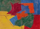 Serge Poliakoff, Composition aux traits