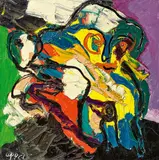 Karel Appel, Untitled (Personnage), 1974, Oil on canvas