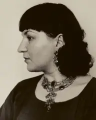 Martha Dix by Hugo Erfurth, c. 1930, Vintage ferrotyped gelatin silver print, sold Jun 2020