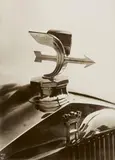 Max Krajewsky, Horch 8 Kühlerfigur, 1928, Vintage ferrotyped gelatin silver print