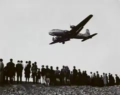The Berlin Airlift, C-54 by Tony Vaccaro, 1948/49, Gelatin silver print, printed, sold Jun 2020