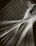 Ludwig Windstosser, Rhodia-Seda (Fabrik für Kunstseide), 1951, Vintage ferrotyped gelatin silver print on Agfa-Brovira paper