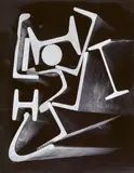 Ludwig Windstosser, Profileisen, 1952/53, Vintage ferrotyped gelatin silver print on Agfa-Brovira paper