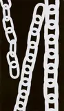 Janos Szasz, Chains, 1960, Vintage photogram on ferrotyped gelatin silver paper