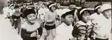 Ed van der Elsken, School Children, Japan, 1960, 2 vintage ferrotyped gelatin silver prints, mounted