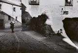 Street shadow, Ávila, Spain by Ernst Haas, 1956, Posthumous gelatin silver print, printed 1992 by Igor Bahkt, offered Jun 2020