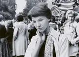 Gabriele Und Helmut Nothhelfer, Junges Mädchen auf dem Kirchentag, Berlin, 1978, Gold-toned gelatin silver print, printed later
