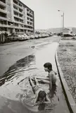 Harald Kirschner, Ringstraße, Leipzig-Grünau, 1983, Gelatin silver print