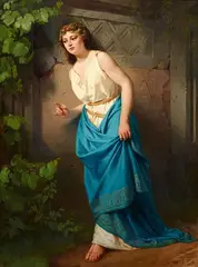 Louis Ammy Blanc, Thisbe, Oil on canvas