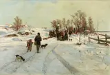 Hugo Mühlig, The Return from a Winter Hunt