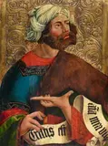 circle of Jan Polack, Portrait of a Prophet, Oil on conifer panel (parquetted)