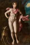 Fermo Ghisoni da Caravaggio, Adonis, Oil on canvas