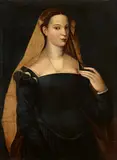 Portrait of a Lady (Giulia Gonzaga?) by called Sebastiano del Piombo Sebastiano Luciani, Oil on canvas (relined), sold May 2020