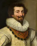 circle of Daniel Mijtens the Elder, Portrait of a Gentleman (George Villiers, 1st Duke of Buckingham?), Oil on canvas (relined)